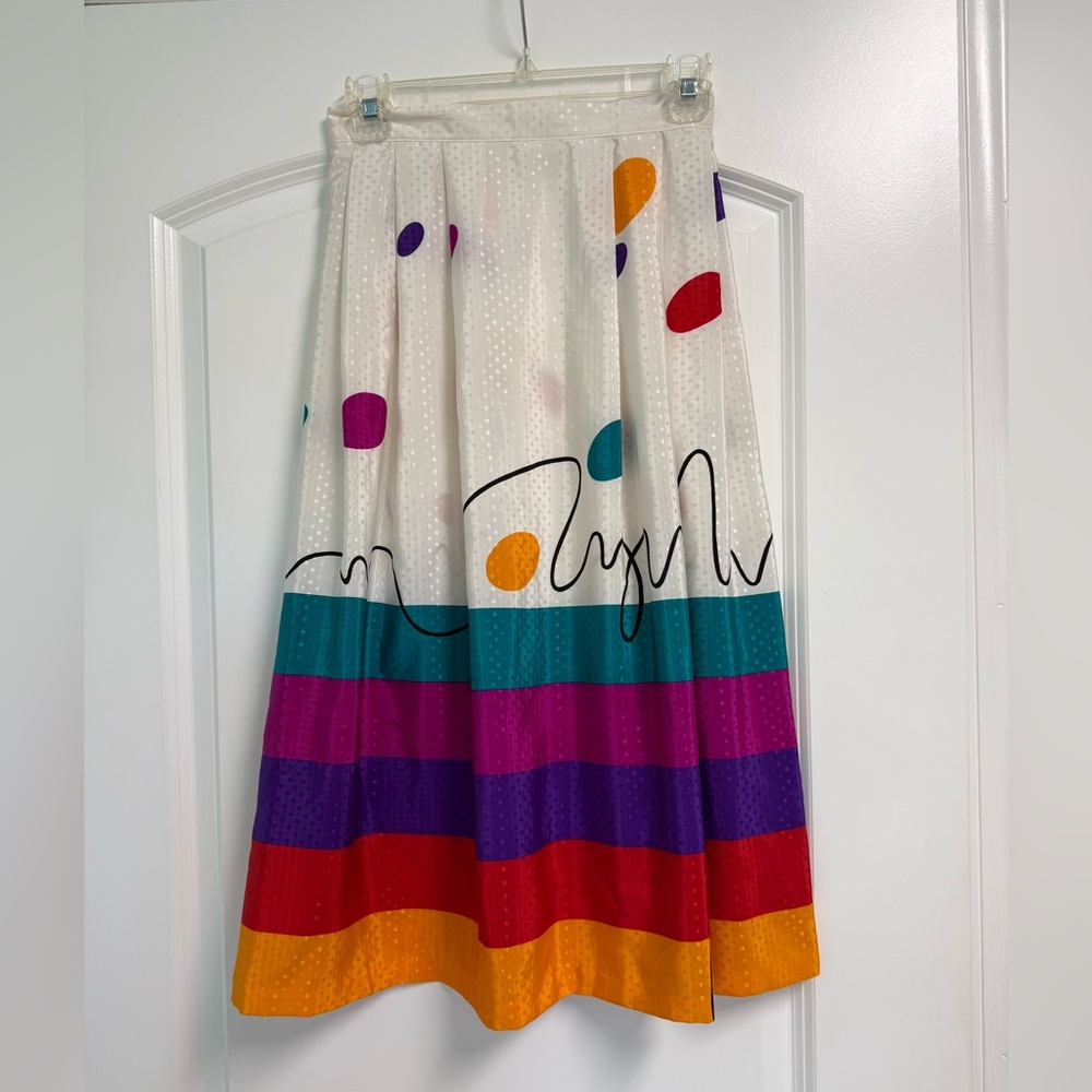 Mr. Mort Vintage Colorful Women's Skirt
Sz Small